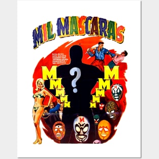 Mil Mascaras Movie Poster Posters and Art